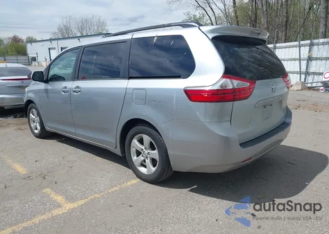2015 Toyota Sienna Le 8 Passenger from USA, damaged, VIN 5TDKK3DC2FS601019